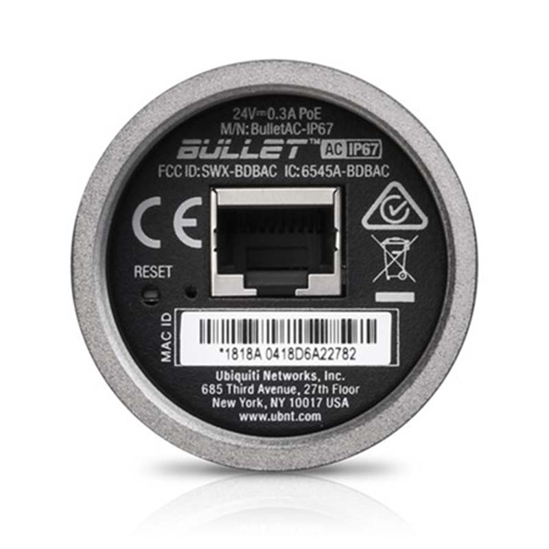 BulletAC-IP67 Ubiquiti airMAX Bullet AC Dual Band Radio By Ubiquiti - Buy Now - NZ $286.84 At The Tech Geeks New Zealand