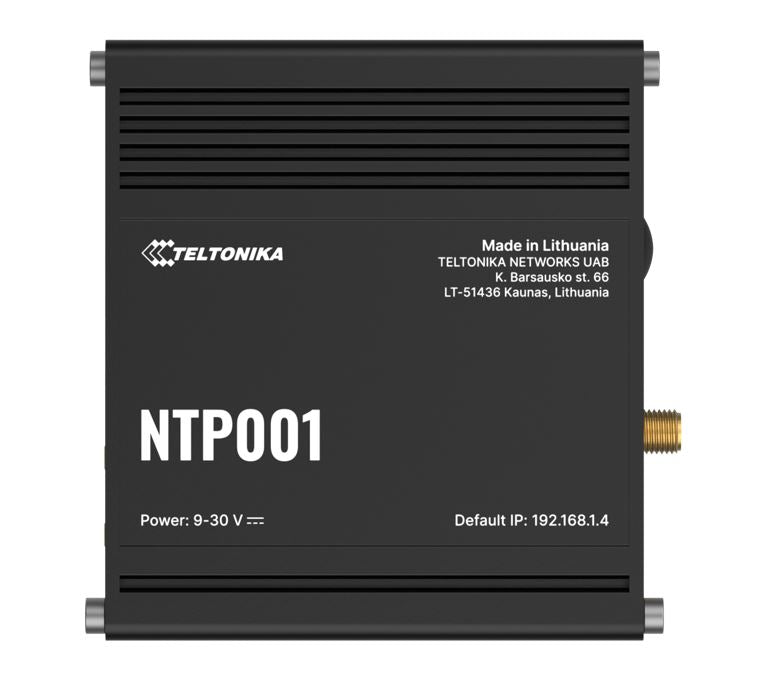 Teltonika NTP001, Accurate & low-cost NTP server, Network Time Synchronisation, GNSS capabilities, UTC-traceable time, Plug-a
