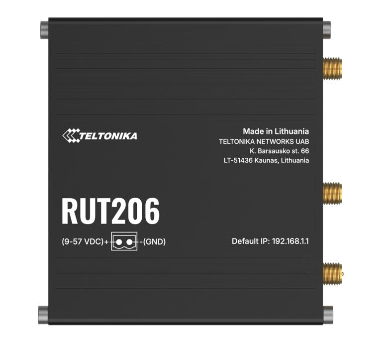 Teltonika RUT206 Industrial 4G Router, Cat 4, RS232 & RS485 for serial communication, 2-PIN POWER INPUT, Active and Passive PoE inputs By Teltonika - Buy Now - NZ $337.92 At The Tech Geeks New Zealand