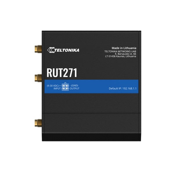 Teltonika RUT271 Redcap 5G Router, Instant LTE Failover, Backward Compatible with 4G LTE Cat 4, Low Latency, High Capacity, PSU included By Teltonika - Buy Now - NZ $725.47 At The Tech Geeks New Zealand