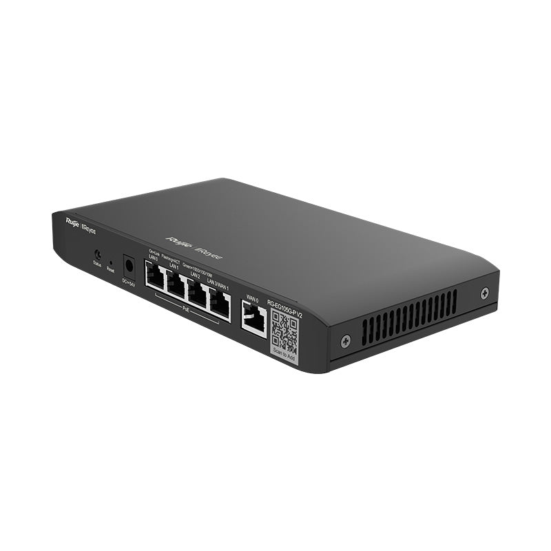 RG-EG105G-P Ruijie Reyee Cloud Managed PoE Router By Ruijie - Buy Now - NZ $219.01 At The Tech Geeks New Zealand