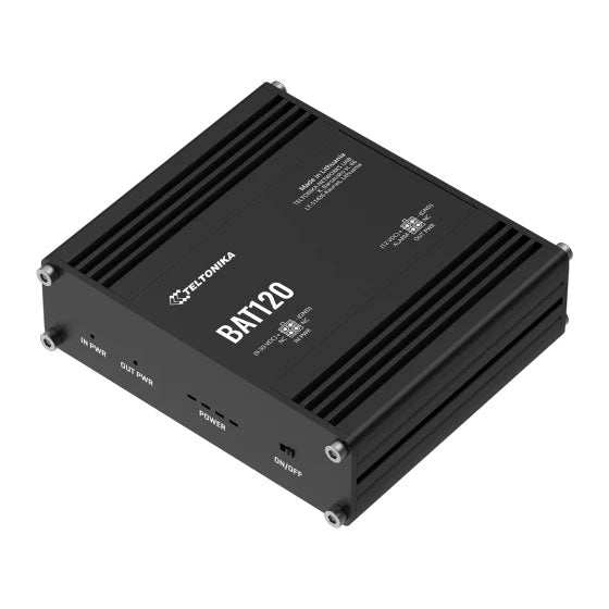 Teltonika Uninterruptable Power Supplies, Two 4-pin DC ports Power Supply, DIN rail and surface mounting options - 6hrs Runti (2)