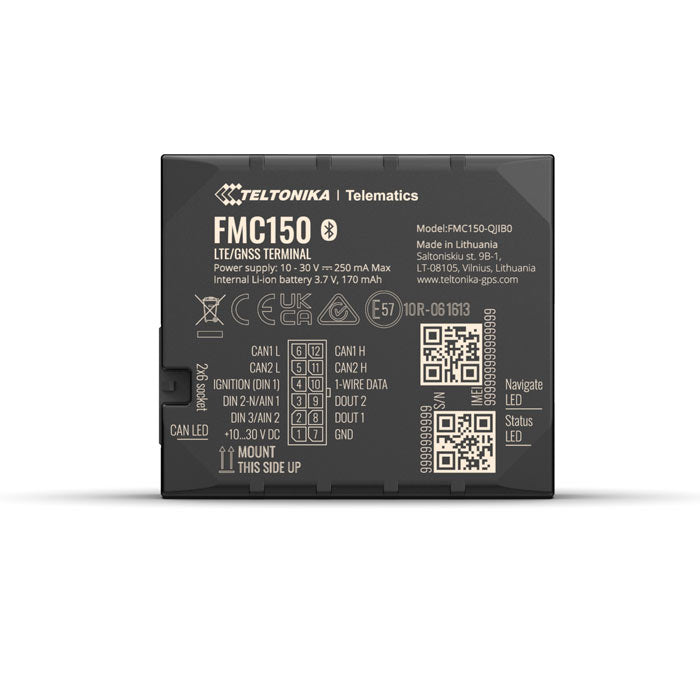 Teltonika FMC150 - Advanced 4G LTE Cat 1 GPS Tracker with Integrated CAN Data Processor