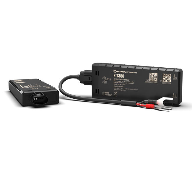 Teltonika FTC881- High voltage 4G LTE Cat 1 battery-mounted vehicle GPS tracker with enhanced GNSS accuracy and IP69K resista