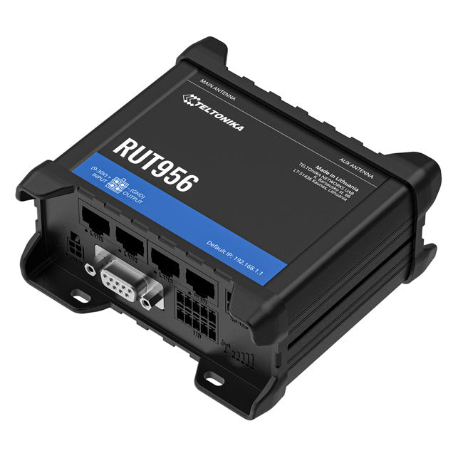 Teltonika RUT956 Global Version Industrial Cellular Router, PSU included