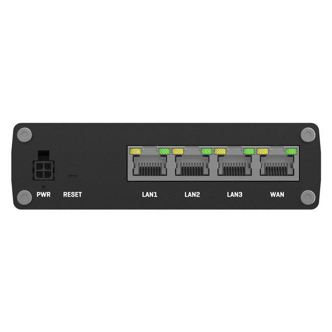 Teltonika RUTM08 Industrial Wired Router, 4 Gigabit RJ45 Ports,128 tag/port-based VLANs, PSU included (3)