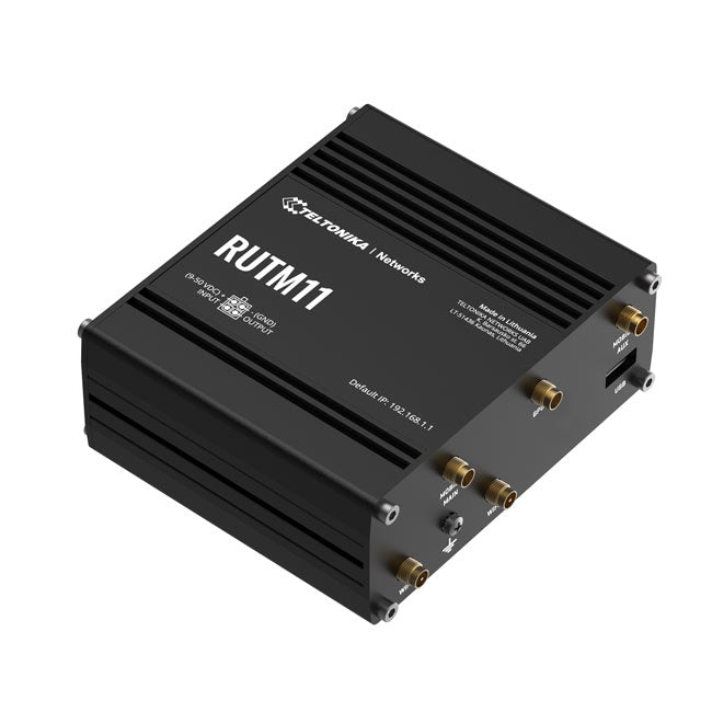 Teltonika RUTM11 Industrial 4G LTE Dual-band Wi-Fi, 4 x Gigabit RJ45 ports, USB, and up to 128 tag/port-based VLANs, PSU incl (3)