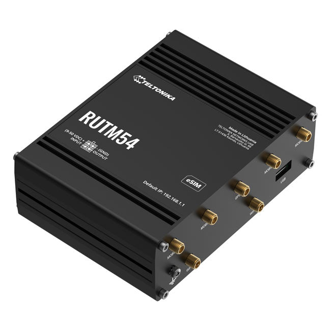 Teltonika RUTM54 Dual 5G Router, Dual SIM & eSIMâ„¢, Telit 5G Modem, Auto-Failover, (3)