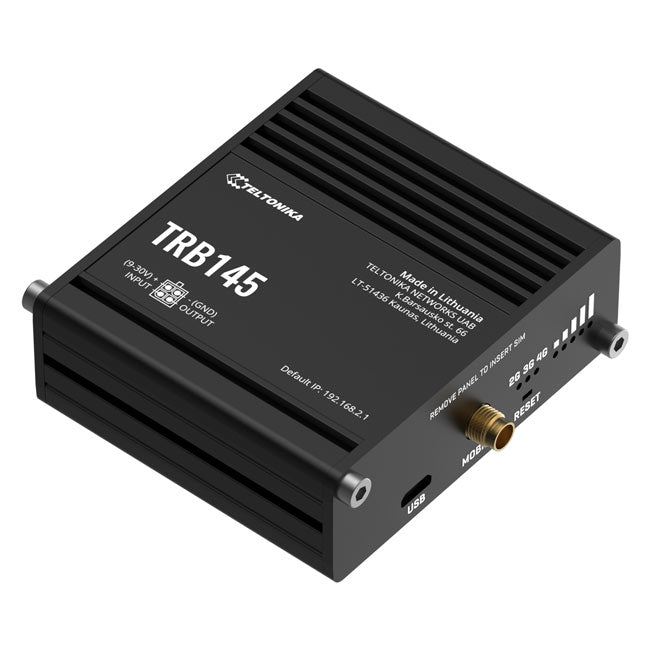 Teltonika TRB145 Industrial Rugged LTE RS485 Gateway, 4G/LTE (Cat 1), Equipped with RS485, Compatible with Industrial DNP3, P (2)