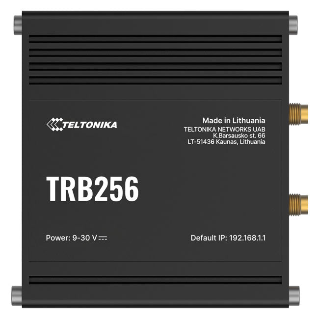 Teltonika TRB256 Industrial IoT Gateway, 4G/LTE(Cat 4), Dual SIM, 450 MHz BAND, Auto-Failover, Backup WAN, Supports DNP3, PSU excluded By Teltonika - Buy Now - NZ $383.33 At The Tech Geeks New Zealand