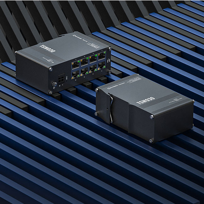 Teltonika TSW030 8-PORT ETHERNET SWITCH, 2-PIN Power Input, 10/100 Mbps,Integreated DIN Rail (Plug&Play Deployment), Supports auto MDI/MDIX crossover By Teltonika - Buy Now - NZ $106.66 At The Tech Geeks New Zealand