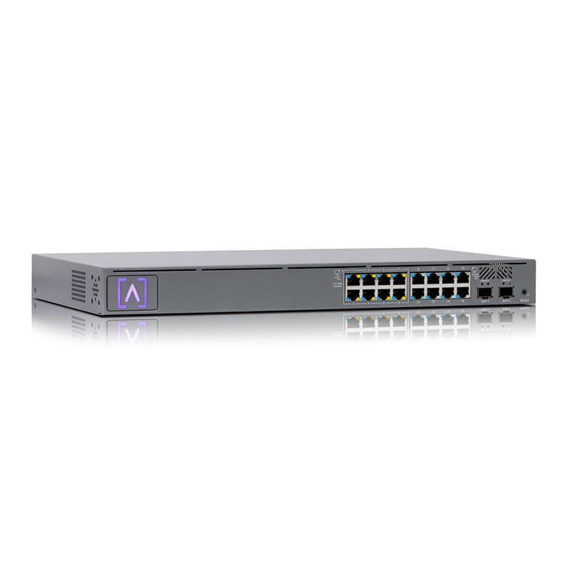 S16-POE Alta Labs 16 Port PoE Switch (8 Ports PoE) - 120W