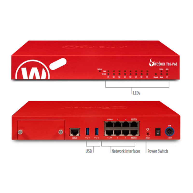 WatchGuard Firebox T85 High Availability Model By WatchGuard - Buy Now - NZ $1723.70 At The Tech Geeks New Zealand