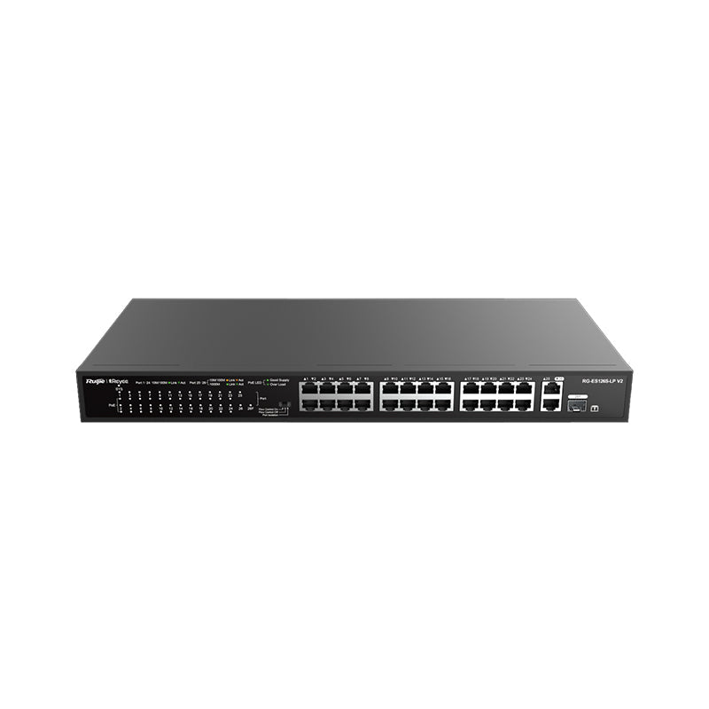 RG-ES126S-LP V2 Ruijie Reyee 24 Port 100Mb/s Switch (2)