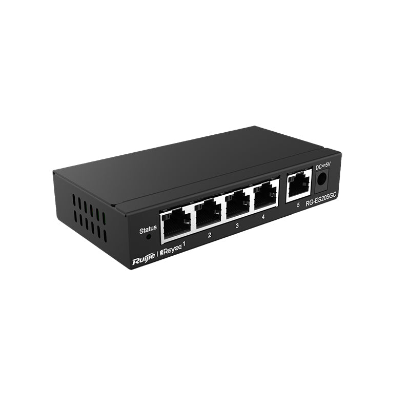 RG-ES205GC Ruijie Reyee 5 Port Switch By Ruijie - Buy Now - NZ $95 At The Tech Geeks New Zealand