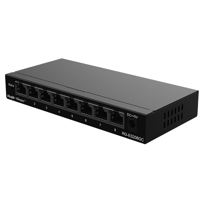 RG-ES208GC Ruijie Reyee 8 Port Switch By Ruijie - Buy Now - NZ $82 At The Tech Geeks New Zealand