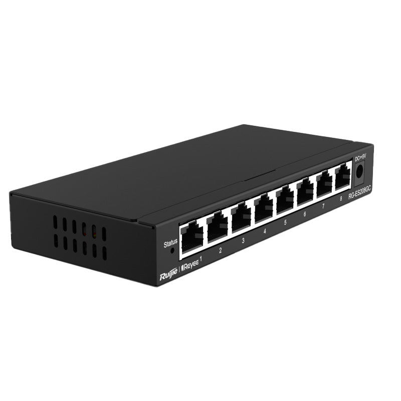 RG-ES208GC Ruijie Reyee 8 Port Switch By Ruijie - Buy Now - NZ $82 At The Tech Geeks New Zealand