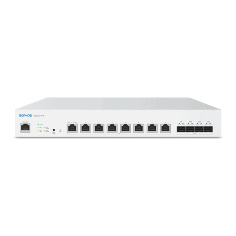 CS210-8FP Sophos Switch - 8 Port (8 x 2.5GbE) With Full PoE