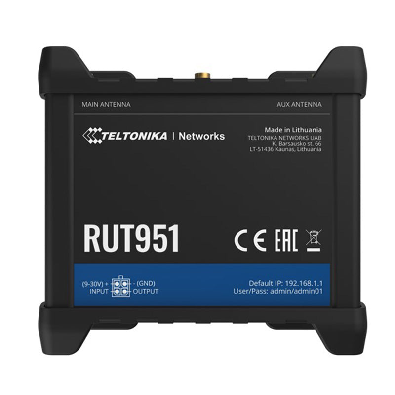 RUT951 Teltonika Industrial 4G LTE Dual-SIM Cellular Router By Teltonika - Buy Now - NZ $534.34 At The Tech Geeks New Zealand