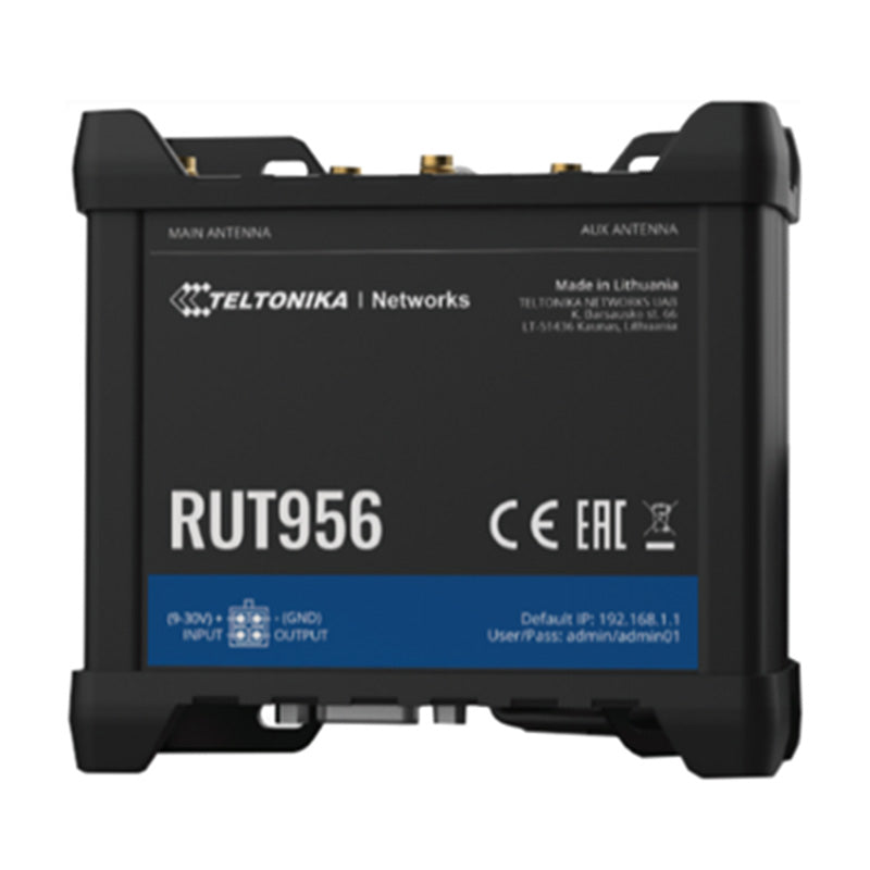 RUT956 Teltonika Industrial 4G LTE Dual-SIM Cellular Router By Teltonika - Buy Now - NZ $647.33 At The Tech Geeks New Zealand