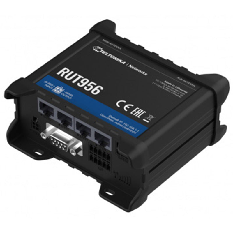 RUT956 Teltonika Industrial 4G LTE Dual-SIM Cellular Router By Teltonika - Buy Now - NZ $647.33 At The Tech Geeks New Zealand
