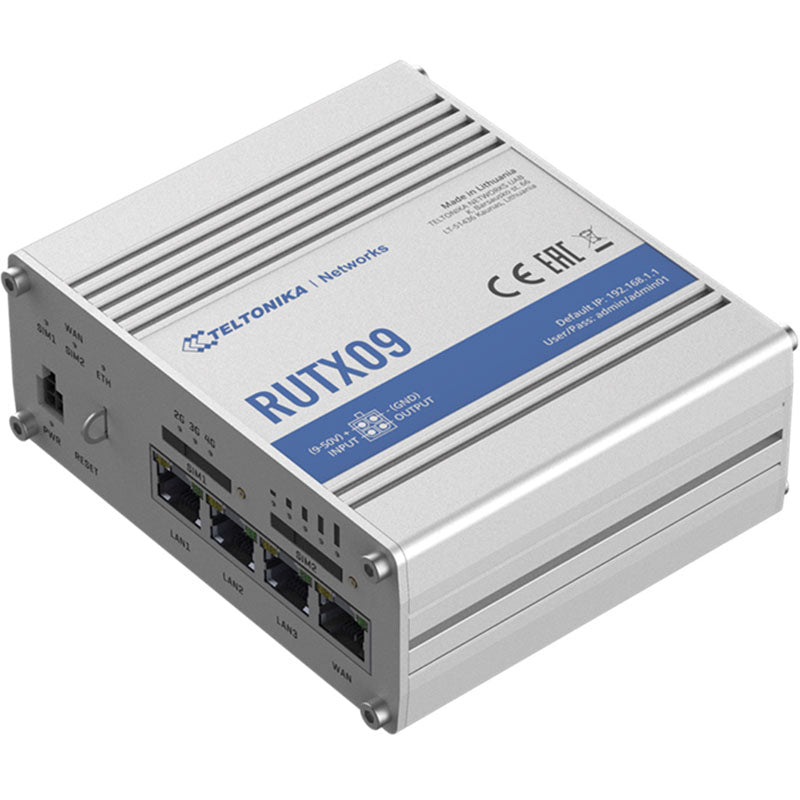 RUTX09000300 Teltonika LTE CAT6 4G Router By Teltonika - Buy Now - NZ $729.70 At The Tech Geeks New Zealand