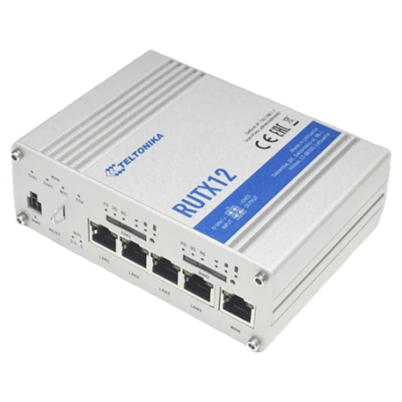 RUTX12 Teltonika Dual LTE CAT6 Industrial Cellular Router (2)