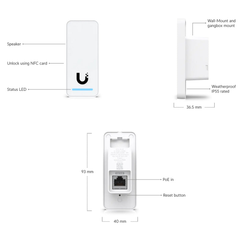 UA-SK-Elevator Ubiquiti UniFi Access Elevator Starter Kit (15)