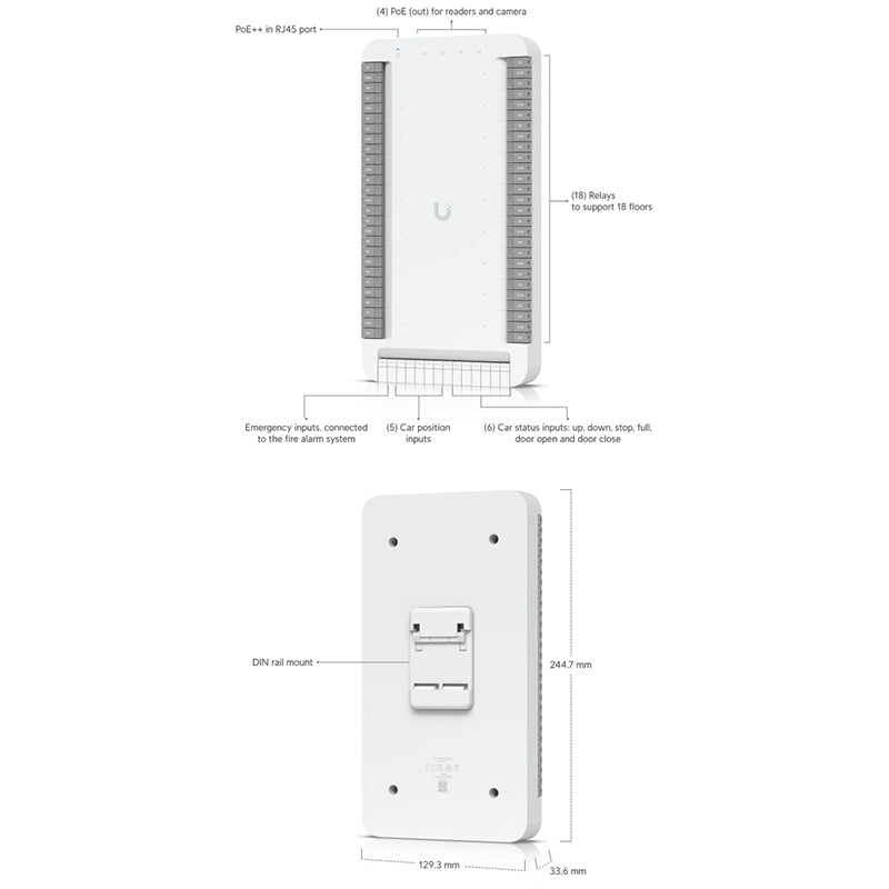 UA-SK-Elevator Ubiquiti UniFi Access Elevator Starter Kit (16)