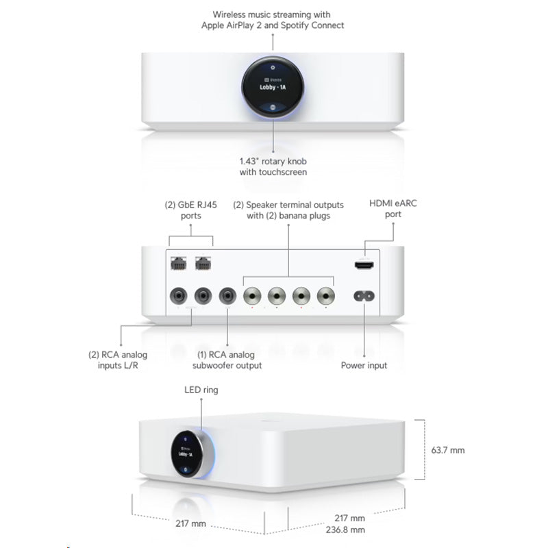 UPL-Amp Ubiquiti UniFi PowerAmp By Ubiquiti - Buy Now - NZ $1451.97 At The Tech Geeks New Zealand