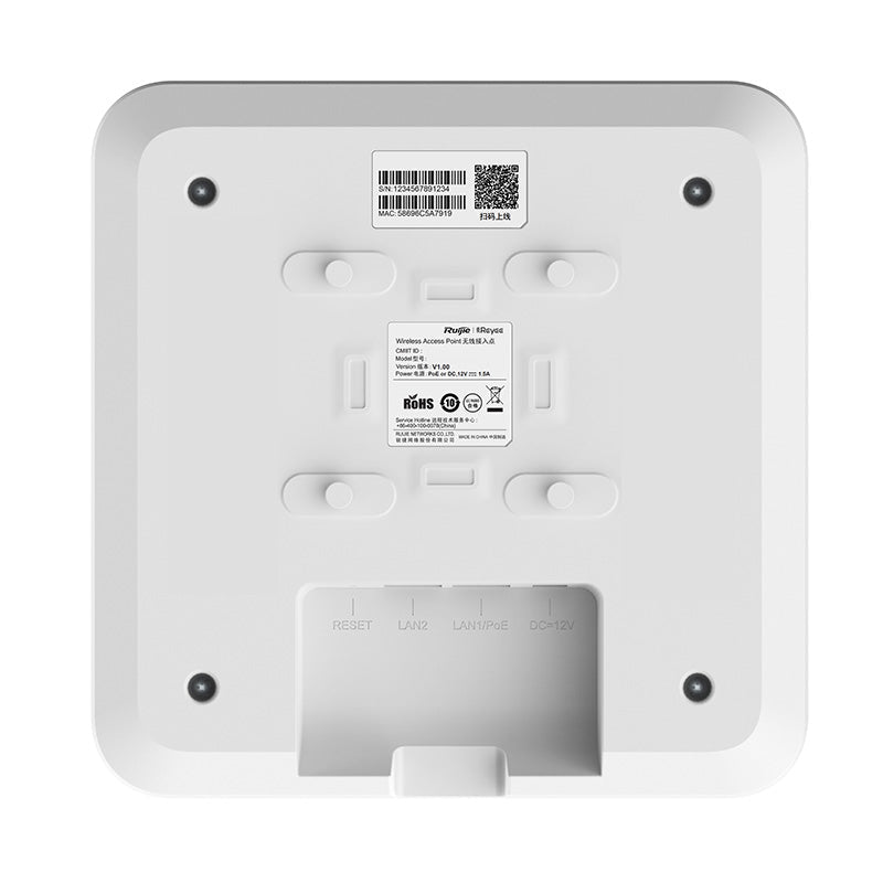 RG-RAP2260-G Ruijie Reyee WiFi6 Ceiling Access Point (No PoE Injector) By Ruijie - Buy Now - NZ $315 At The Tech Geeks New Zealand