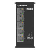 Teltonika TSF010 Flat Ethernet Switch, 3-Pin Power Input, Flat and Compact Design, Plug-and-Play, 7-57 VDC, PSU excluded