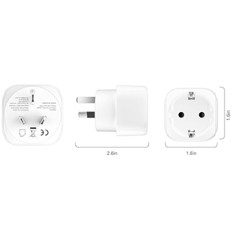 EU to AU Travel Adapter (2 Pack) By The Tech Geeks - Buy Now - NZ $42.35 At The Tech Geeks New Zealand