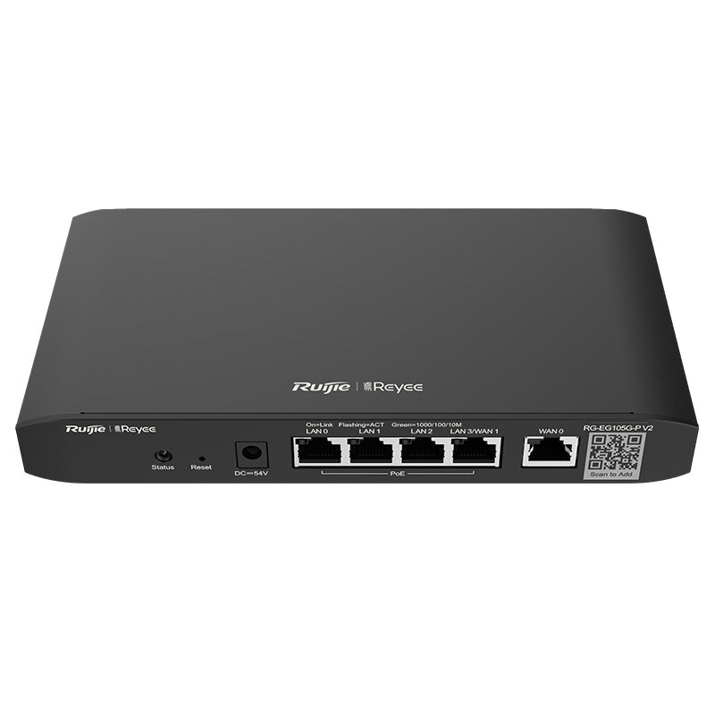 RG-EG105G-P Ruijie Reyee Cloud Managed PoE Router By Ruijie - Buy Now - NZ $219.01 At The Tech Geeks New Zealand