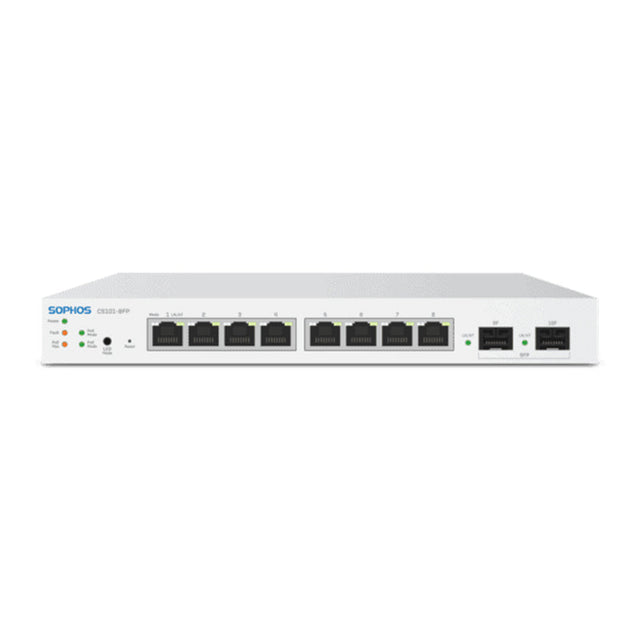 CS101-8FP Sophos Switch - 8 Port With Full PoE