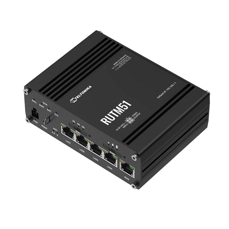 RUTM51 Teltonika Industrial 5G Router By Teltonika - Buy Now - NZ $750.87 At The Tech Geeks New Zealand