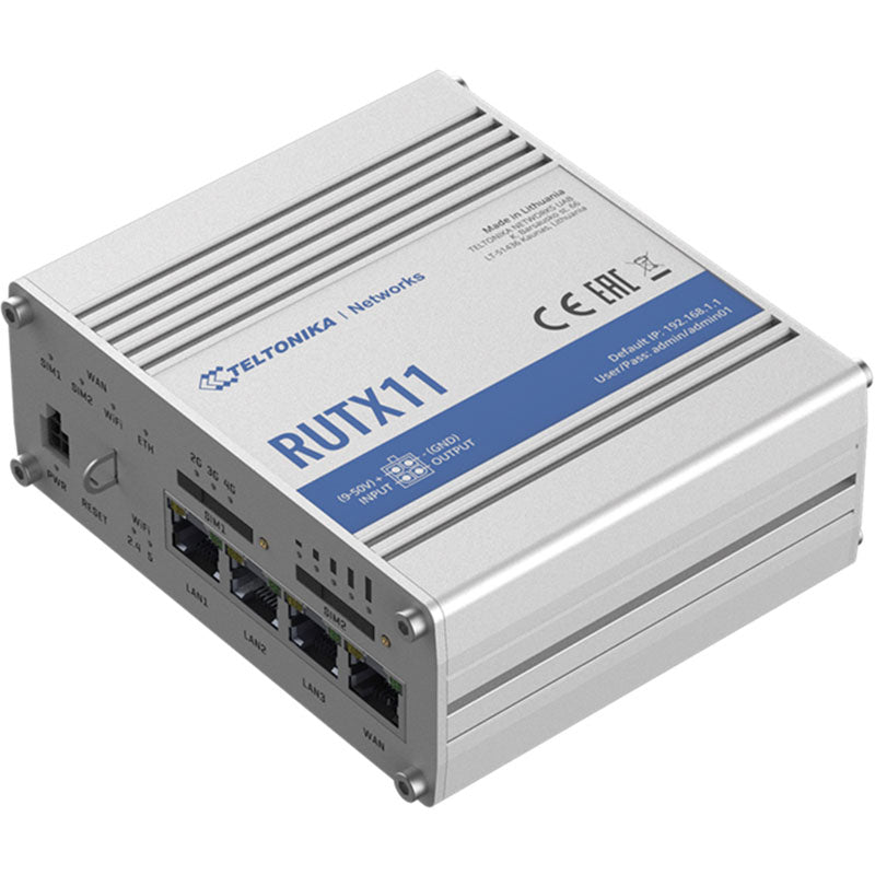 RUTX11000200 Teltonika Dual-SIM Gigabit Cellular Router By Teltonika - Buy Now - NZ $730.46 At The Tech Geeks New Zealand