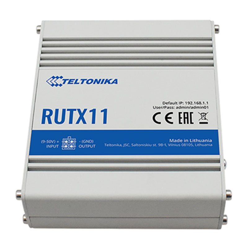 RUTX11000200 Teltonika Dual-SIM Gigabit Cellular Router By Teltonika - Buy Now - NZ $730.46 At The Tech Geeks New Zealand
