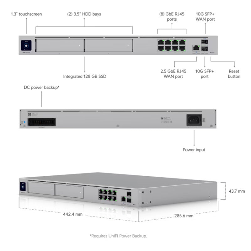 UDM-Pro-Max Ubiquiti UniFi Dream Machine Pro Max By Ubiquiti - Buy Now - AU $1350 At The Tech Geeks Australia