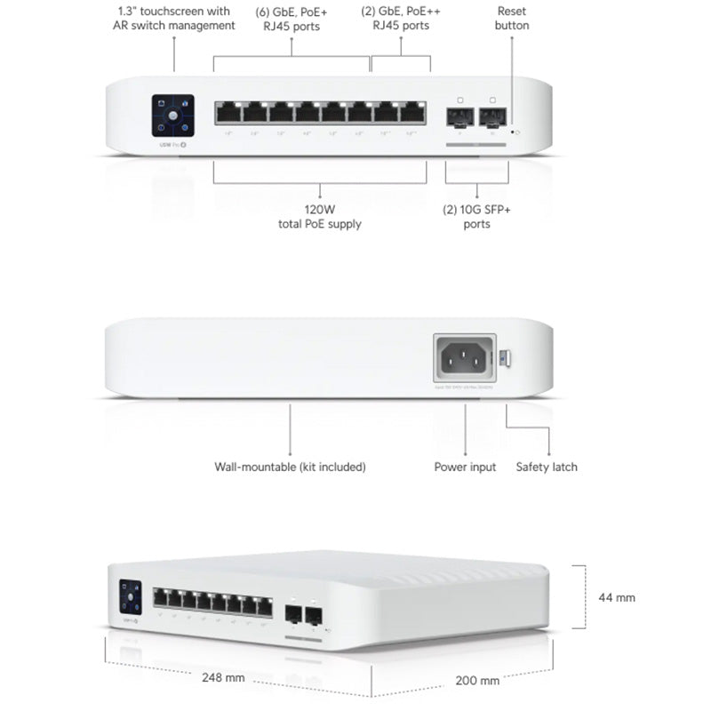 USW-Pro-8-PoE Ubiquiti UniFi Switch Professional 8 PoE (7)