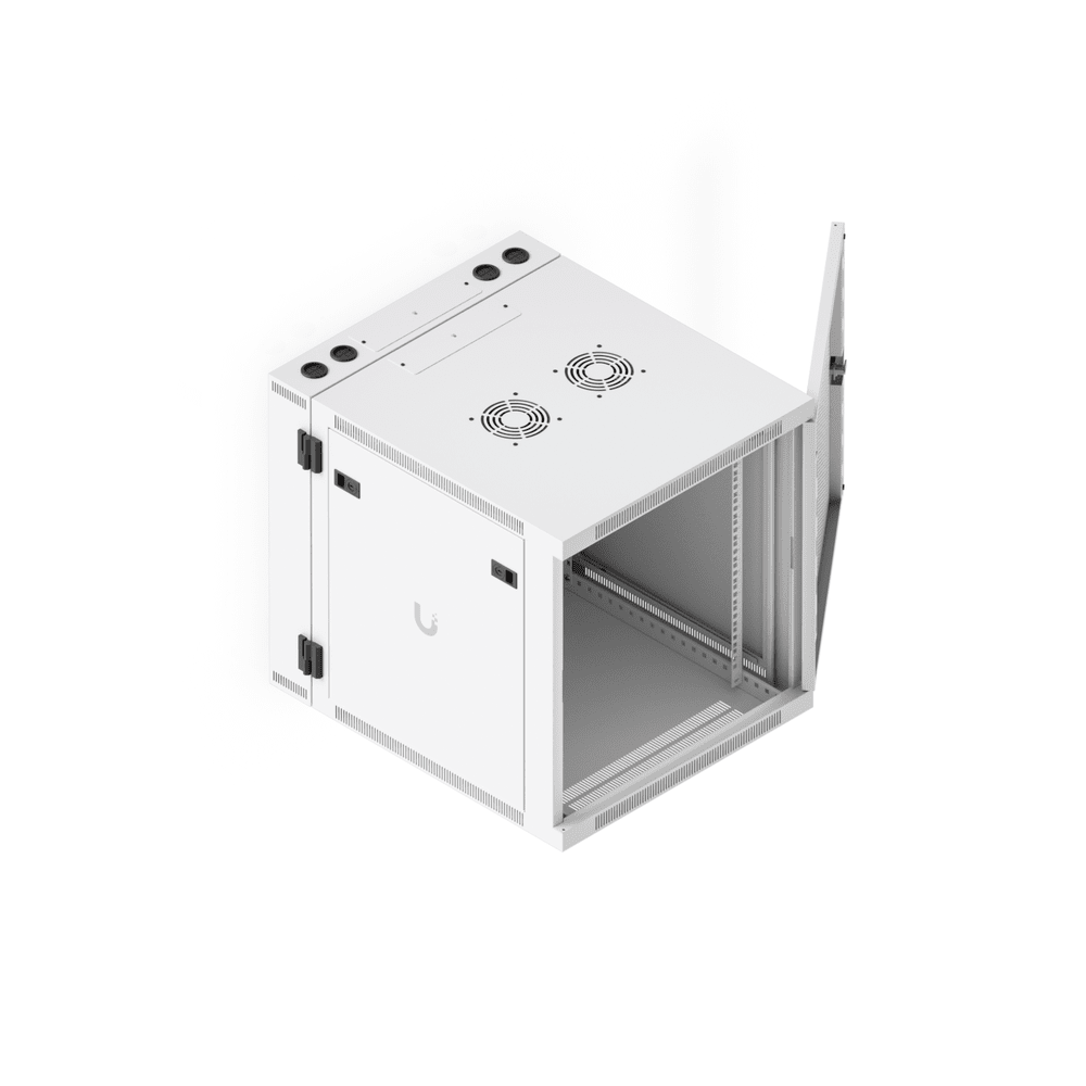 UACC‑Rack‑12U‑Wall‑SW‑P – Ubiquiti 12U Swing Wall‑Mount Rack Cabinet with Perforated Door By Ubiquiti - Buy Now - NZ $0 At The Tech Geeks New Zealand