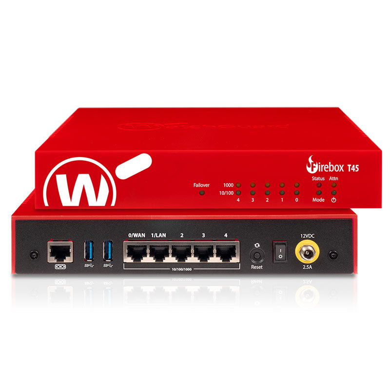 WatchGuard Firebox T45 / T45 PoE / T45 Wireless PoE