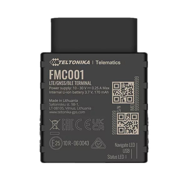 FMC001 Teltonika LTE/GNSS/BLE Plug and Play OBD Tracker By Teltonika - Buy Now - NZ $138.57 At The Tech Geeks New Zealand