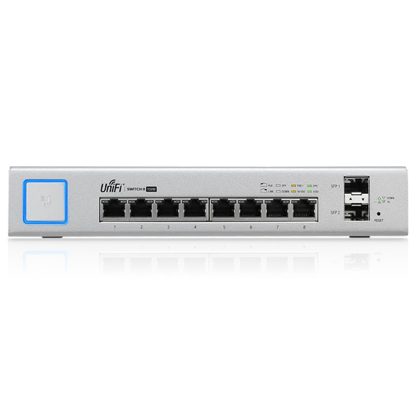 US-8-150W Ubiquiti UniFi Switch 8 PoE (150W) By Ubiquiti - Buy Now - NZ $480.85 At The Tech Geeks New Zealand